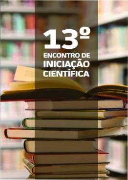 Capa para 13º Encontro de Iniciação Científica