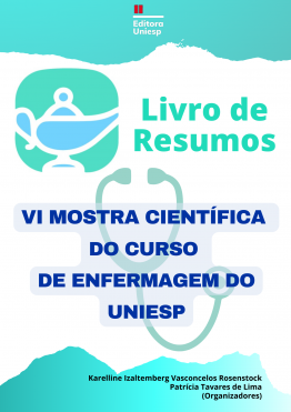 Capa para VI MOSTRA CIENTÍFICA DO CURSO DE ENFERMAGEM DO CENTRO UNIVERSITÁRIO UNIESP: Livro de Resumos