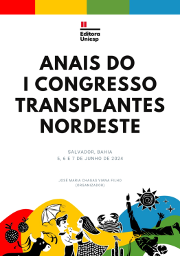 Capa para ANAIS DO I CONGRESSO TRANSPLANTES NORDESTE