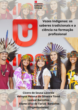 Capa para Vozes Indígenas: os saberes tradicionais e a ciência na formação profissional