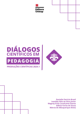 Capa para DIÁLOGOS CIENTÍFICOS EM PEDAGOGIA: PRODUÇÕES ACADÊMICAS 2024.1