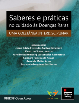 Capa para Saberes e práticas no cuidado às doenças raras: uma coletânea interdisciplinar