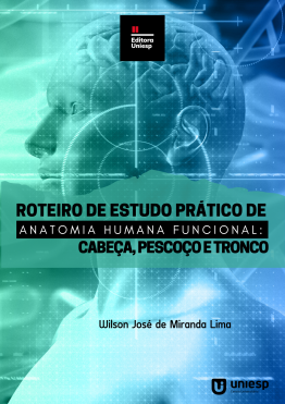 Capa para ROTEIRO DE ESTUDO PRÁTICO DE ANATOMIA HUMANA FUNCIONAL:  CABEÇA, PESCOÇO E TRONCO