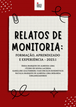 Capa para RELATOS DE MONITORIA: Formação, Aprendizado e Experiência - 2023.1